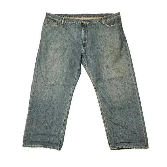 LEVI 559 Relaxed Straight Jeans W48 L30 Blue - Picture 1 of 10
